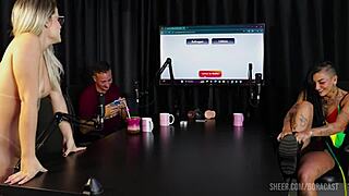 Watch Caroleta Roots in Bora Cast with Bruna Carlos! Part one on sheer red.