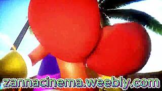 Animated Breasts Expand in Hentai Scene