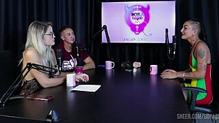 Watch Caroleta Roots in Bora Cast with Bruna Carlos! Part one on sheer red.