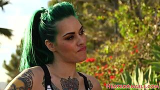 inked emo babe fucked interracially with piercings and tattoos