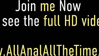 Pale brunette Maria Marley experiences intense behind action with gaping