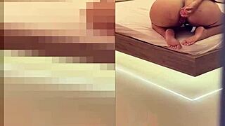 caught curvy stepmom fucking pussy and shaking ass to orgasm 😈