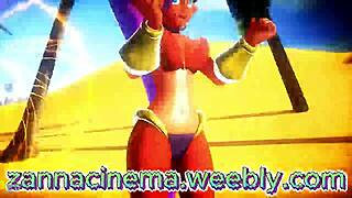 Animated Breasts Expand in Hentai Scene