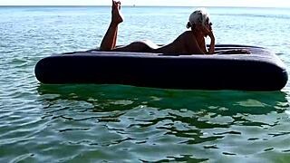 nude beach beautiful girl big boobs nude in public 😍