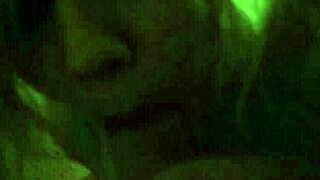 Sexy Hot Blonde Beauty Shares Steamy Smoke Moment with Partner.