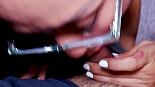 Frida delivers sensual blowjob to husband in swinger setup