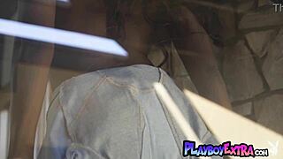 Ebony Teen Victoria Antoinette Introduces Her New Home. She Reveals Her Black Pussy In A Striptease.