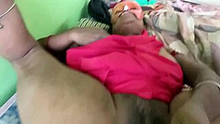 horny indian housewife masterbating in front of camera and white juice of cum releasing from her vagina