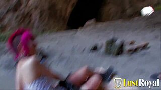 The alternative lolee punk feels her holes being destroyed with intense emotions.