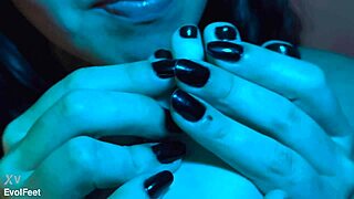 I know you love my soft ticklish feet, feeling the domination and sucking toes