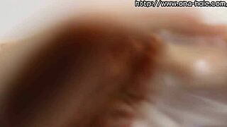 hinase teacher squeezes tight onahole