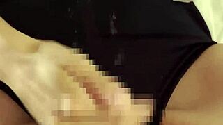 i changed her into gym cloths and bloomers for hommade filming, fucked and cummed on them