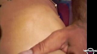 nippleringlover horny fucking outdoor in the sea by the beach pierced nipples and pussy