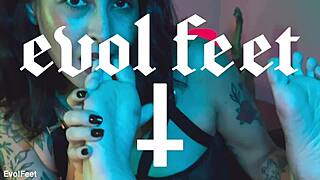 I know you love my soft ticklish feet, feeling the domination and sucking toes