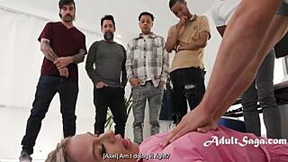 Summer Vixen experiences a rough gangbang in the first aid trainer session