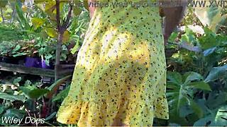 Wifey Heads Out in Cute Summer Dress