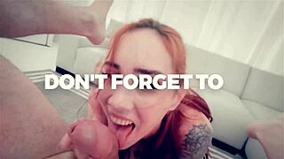 i'm mommyblowsbest hot busty redhead milf getting face fucked at gym