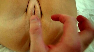 rubbing beautiful body in red panties