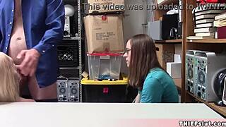 Beautiful Emma Gets Fucked By Security Guard While Bf Watches!