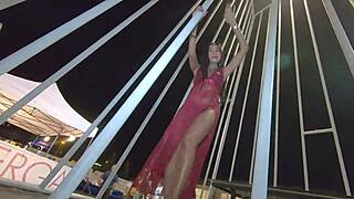 Andy Casanova Presents Suzie Q Dance Performance with Asian Brunette Milf Feet Focus