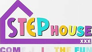 Nevaeh fucks her step brother hard