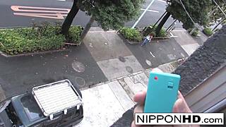 Can this Asian teen handle remote vibrator and blowjob?