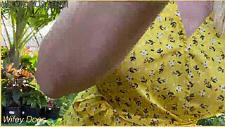 Wifey Heads Out in Cute Summer Dress