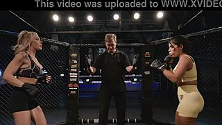 Female Fighters Get Sweaty in and Out of the Ring