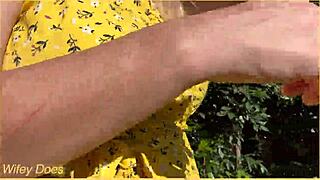 Wifey Heads Out in Cute Summer Dress