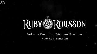 Ruby Gives Hot Jerk Off Instructions To Her Slave