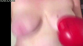 roxie chubby milf jerks big cock while bouncing boobs