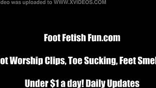 Suck our toes and worship our feet now