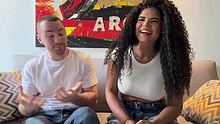 Behind the scenes with vivacious Venezuelan Rosxana Gutierrez and Andres Acosta