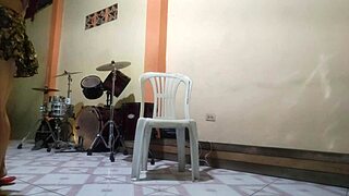 Stepmom seduces stepson for riding fuck.