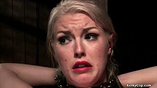 is this natural blonde slave ready for device bondage punishment?