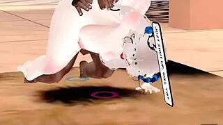 kaori takes her dose of big black cock on imvu