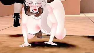 kaori takes her dose of big black cock on imvu