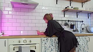 Anal vibe in the kitchen with beauty skye young 18+ full on sheer.