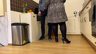 gorgeous mother-in-law sucks my cock eagerly 😍