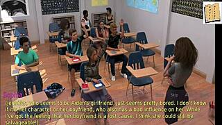 The beautiful 46-year-old wife and stepmother plays an exciting game with her mother-in-law at home