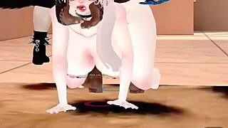 kaori takes her dose of big black cock on imvu