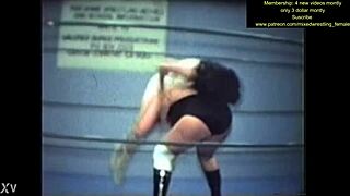 Story of mixed wrestling where fighters engage in catfight and fight