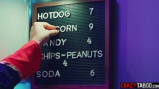 horny petite teen athena faris fucks naughty boyfriend in cinema