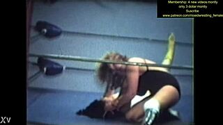 Story of mixed wrestling where fighters engage in catfight and fight