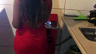 i was in the kitchen, sucked him deliciously, and asked him to fuck me