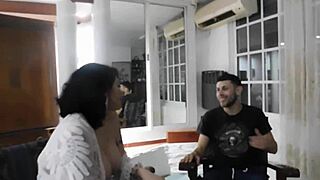 Latina Milf Gets Ass Fucked and Squirts in Casting