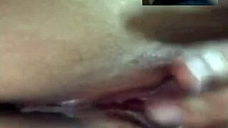 thai girl masturbates, craving that indian dick