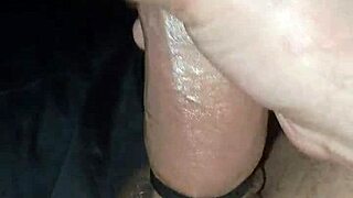 Jerking off my cock with intense pleasure