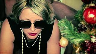 French Cougar Stepmother Endures Rough Anal Fucking with Dirty Talk and Intense Ass Play