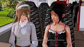 Exploring the harem hotel in game 222